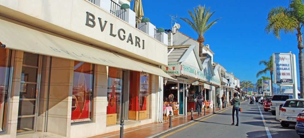 Puerto Banus luxury shops