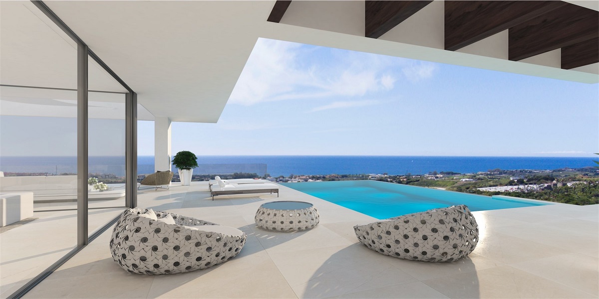 villa in marbella with sea views