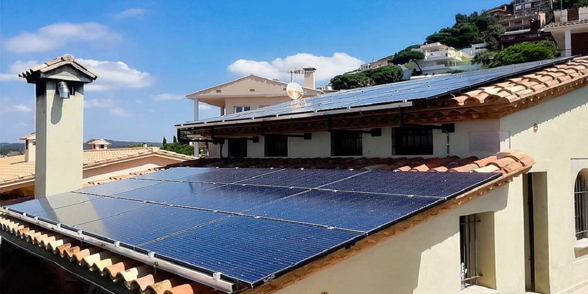property with solar panels