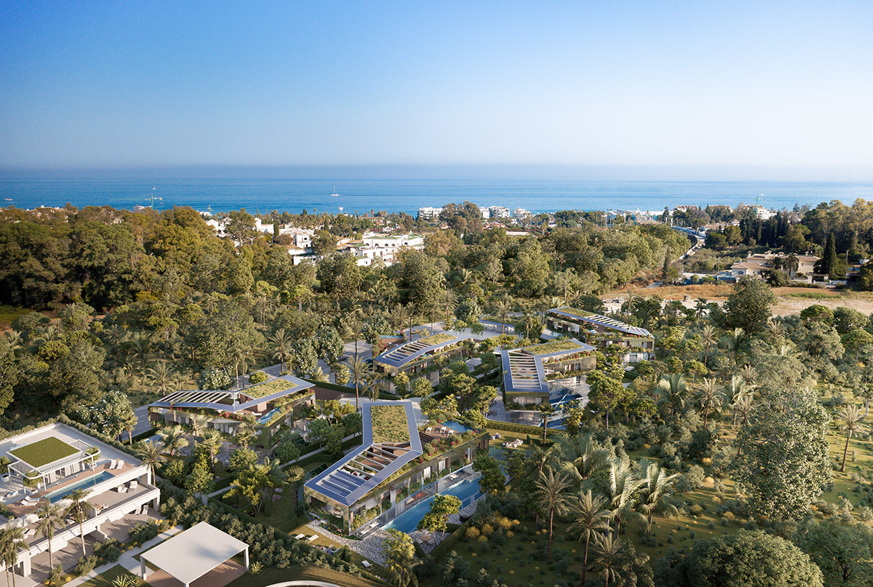 Karl Lagerfeld villas Marbella Golden Mile